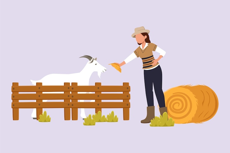 Vector farmer activity agricultural concept colored flat vector illustration isolated