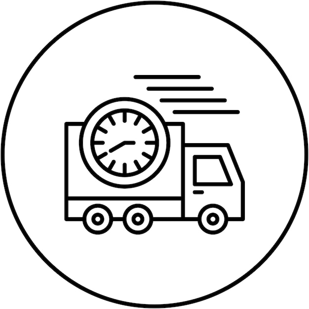 Fast Delivery icon vector image Can be used for Delivery and Logistics
