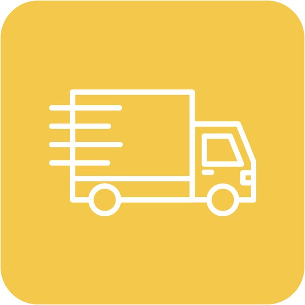 Fast Delivery Vector Illustration Style