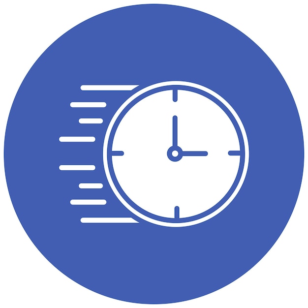 Fast Time Vector Illustration Style
