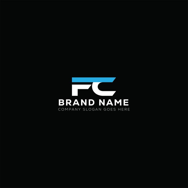 Vector fc letter logo design fc business and real estate monogram logo vector template