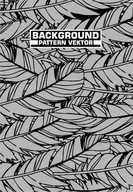 Feather Pattern Background Vector Design