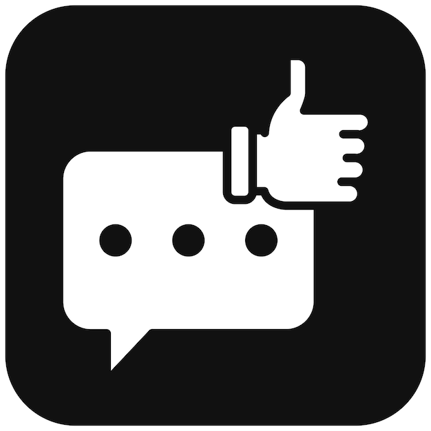 feedback vector icon can be used for contact us iconset