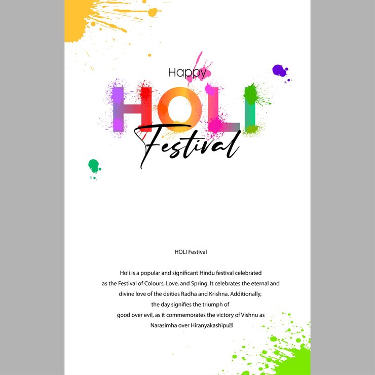 Vector festival happy holi