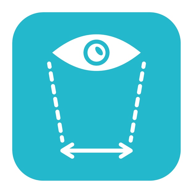Field Of View icon vector image Can be used for Augmented Reality