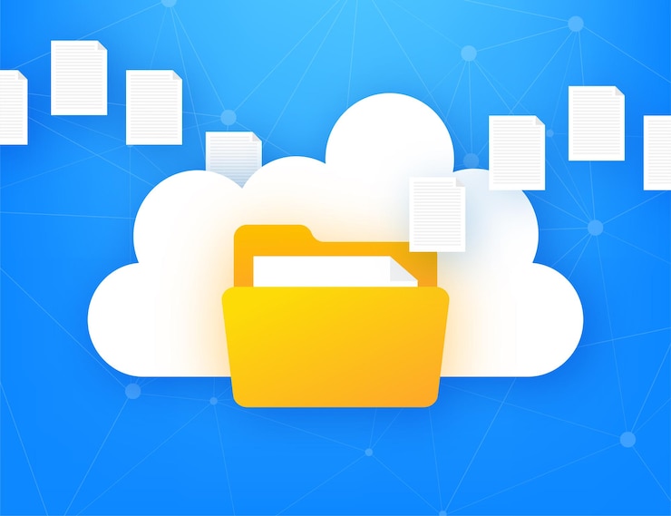 Vector files cloud, great design for any purposes. abstract infographic. internet technology. web banner.