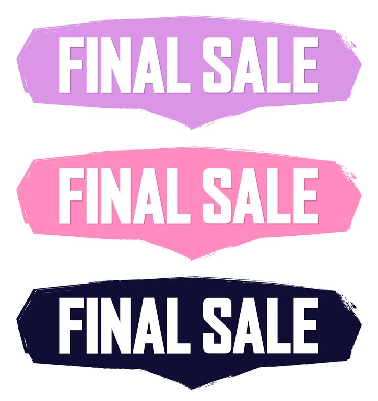 Vector final sale set discount banners promo tags design template vector illustration