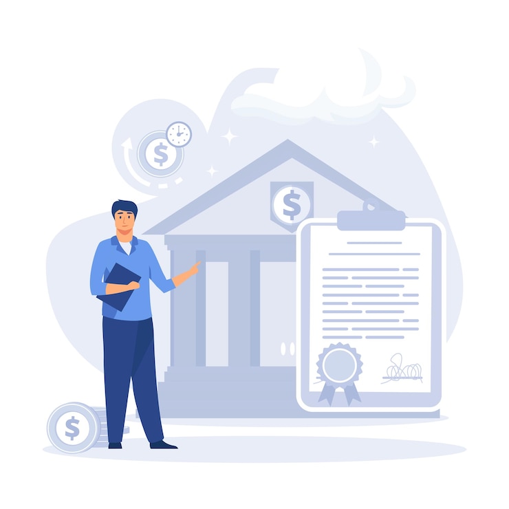 Vector finance and investment financial and stock trading concept flat modern vector illustration