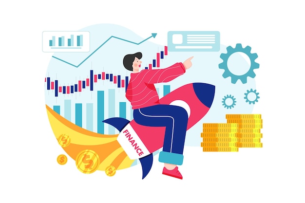 Finance Growth Illustration