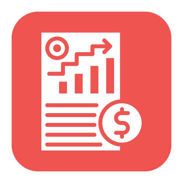 financial icon vector image can be used for crisis mangement