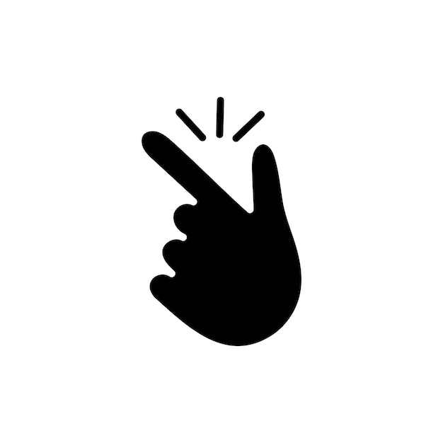 finger snapping icon set hand finger snap easy vector symbol in a black filled and outlined style instant magic sign