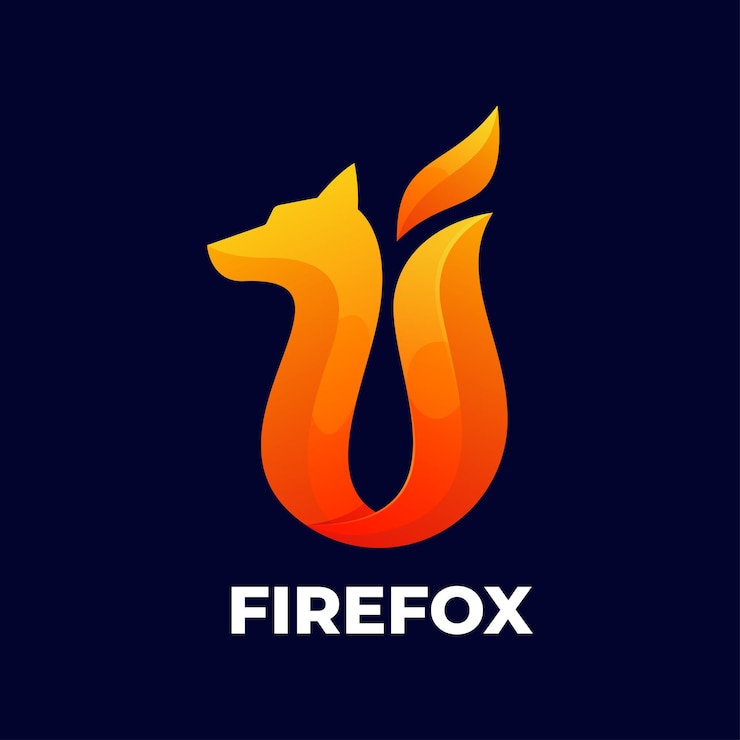 Vector fire fox