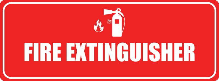Fire indication icon Fair Extinguisher Direction Fire Extinguisher sign Fire and Safety