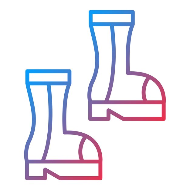 Firefighter Boots icon vector image Can be used for Firefighter
