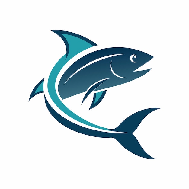 Fish logo vector art illustration 5