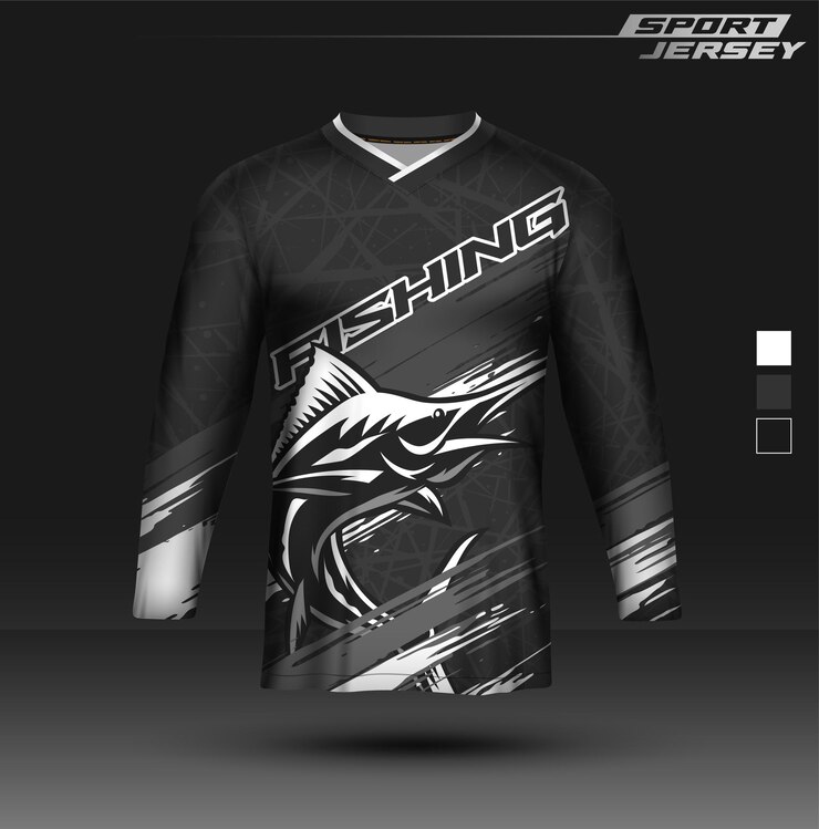Fishing Jersey editable
