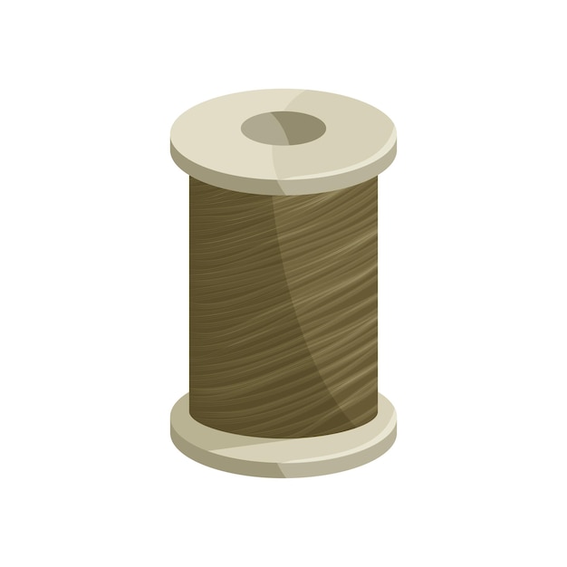 Fishing line icon in cartoon style isolated on white background Tools symbol