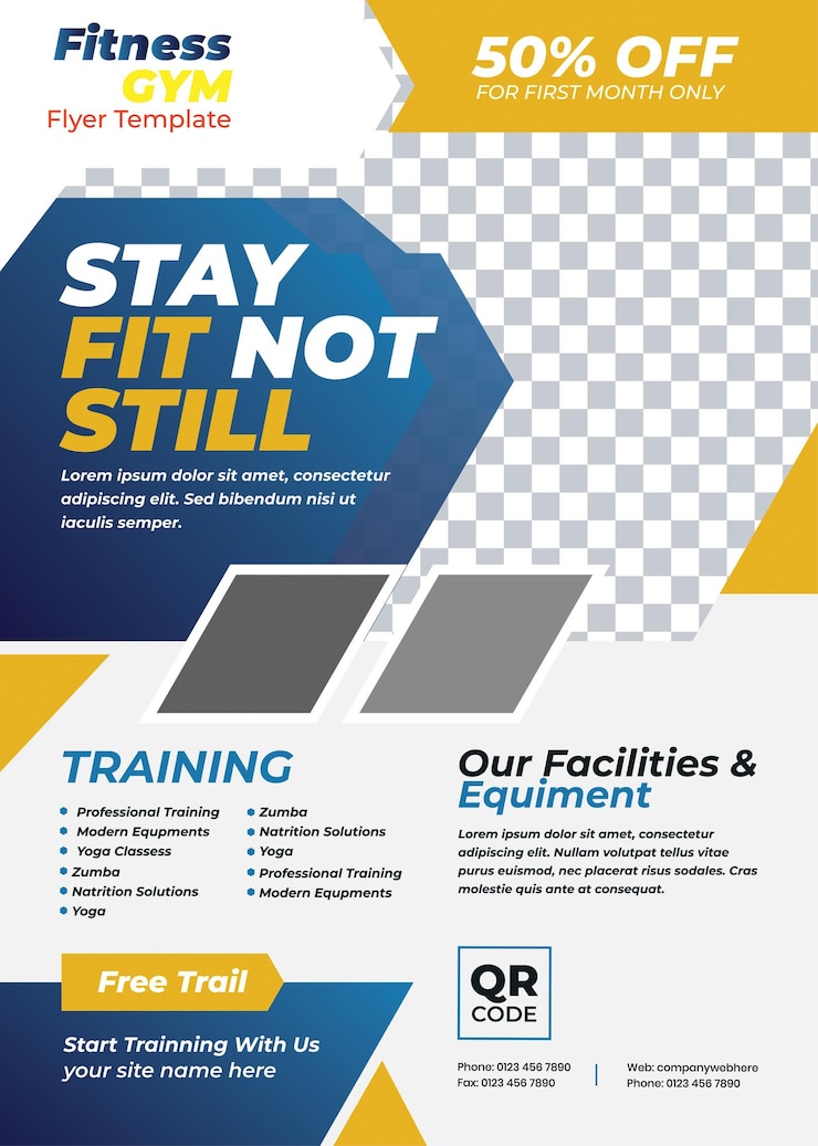 Vector fitness branding