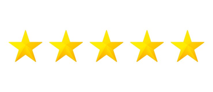 Five stars customer product review 5 star flat icon Transparent png and vector illustration