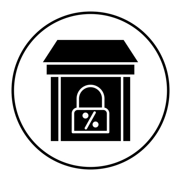 Fixed Interest Rate vector icon Can be used for Credit And Loan iconset