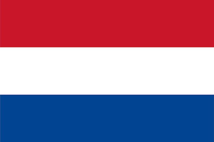Vector flag of the netherlands an illustration of the netherlands flag