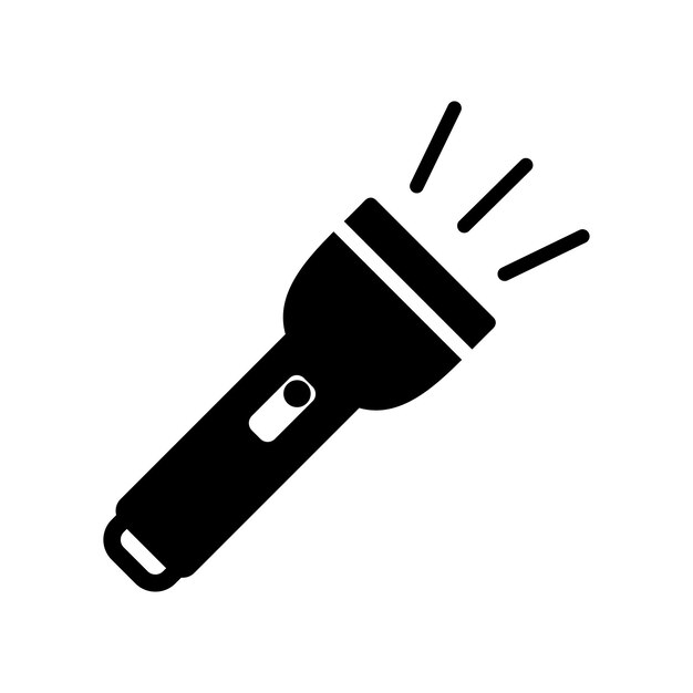 flashlight icon vector design illustration