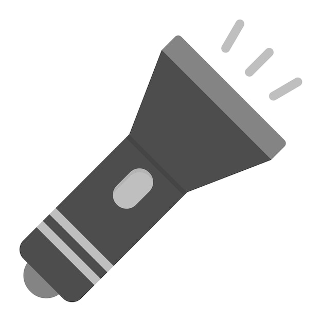 flashlight icon vector image can be used for adventure