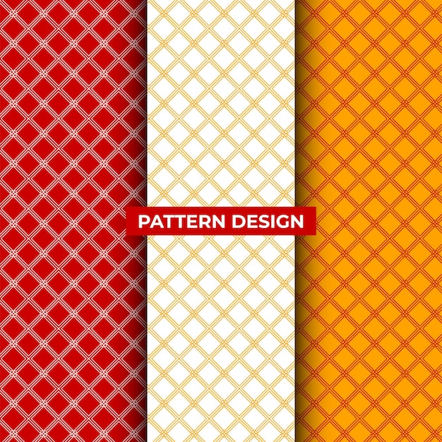 flat color variation pattern set collection