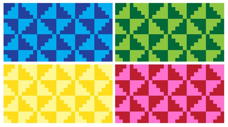 Vector flat colorful beautiful decorative ethnic woven anyaman background texture 20