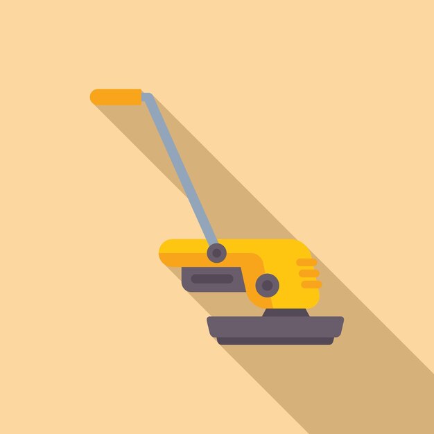 Flat design style hydraulic floor jack illustration