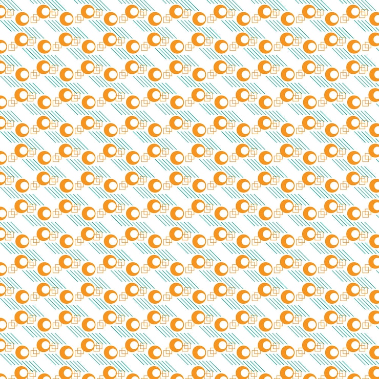Vector flat geometric shapes with white background