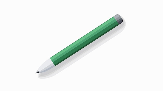 Flat Rounded Square Writing Pen Vector Icon
