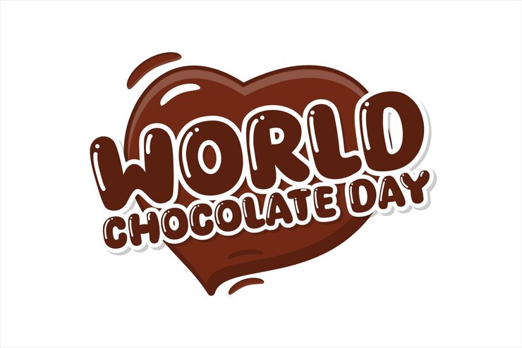 flat World Chocolate Day Celebration Poster Design illustration on July 7th
