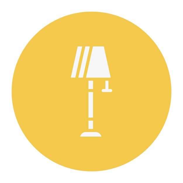 Floor Lamp Vector Illustration