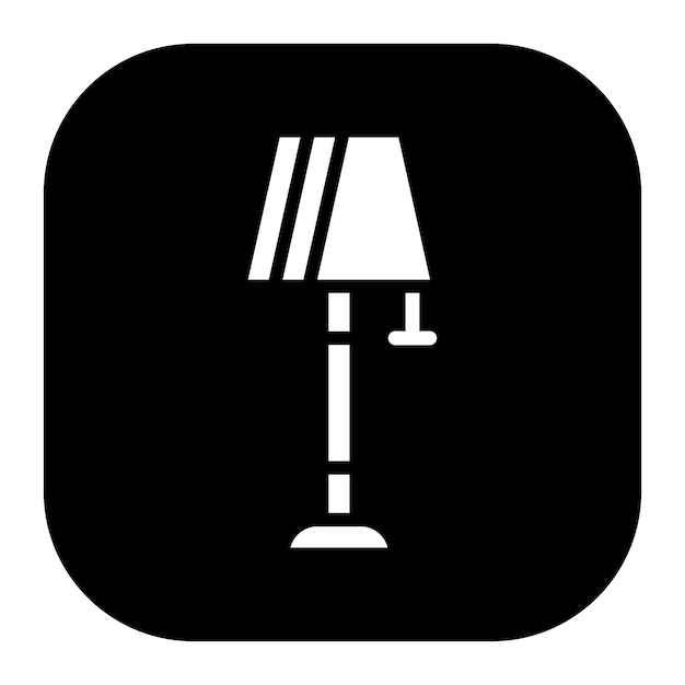 Floor Lamp Vector Illustration