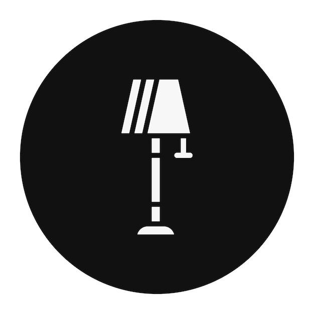 Floor Lamp Vector Illustration