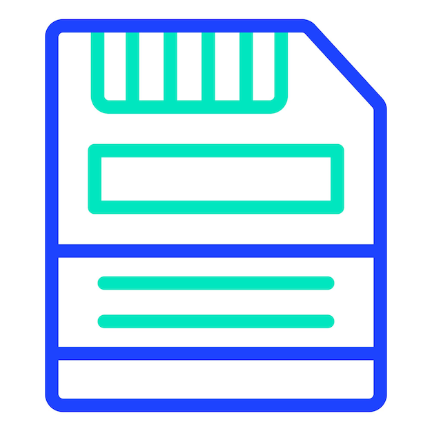 Floppy Disk Vector Icon Design Illustration