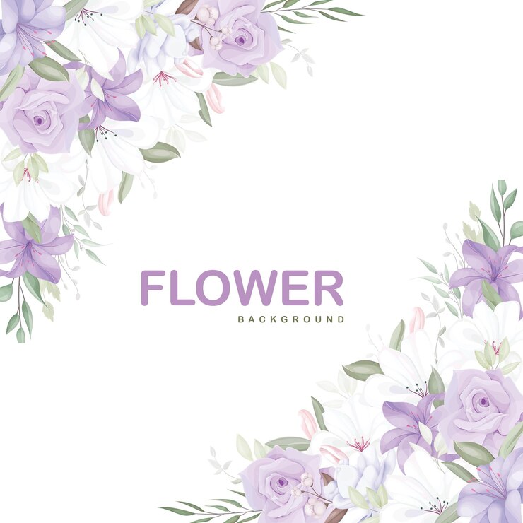 Floral Gratitude Thank You Vector Background with Delicate Blooms for Appreciation and Warm Gestures