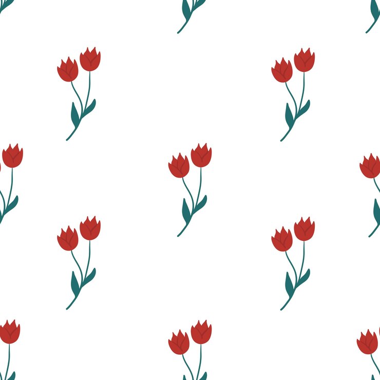 Floral seamless pattern. Spring background with flowers