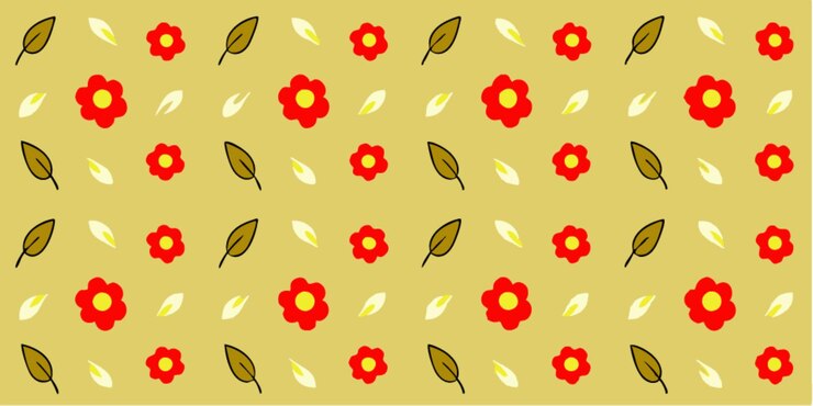 Vector floral seamless pattern