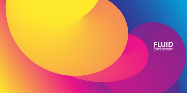 fluid background liquid color abstract colorful gradient vector