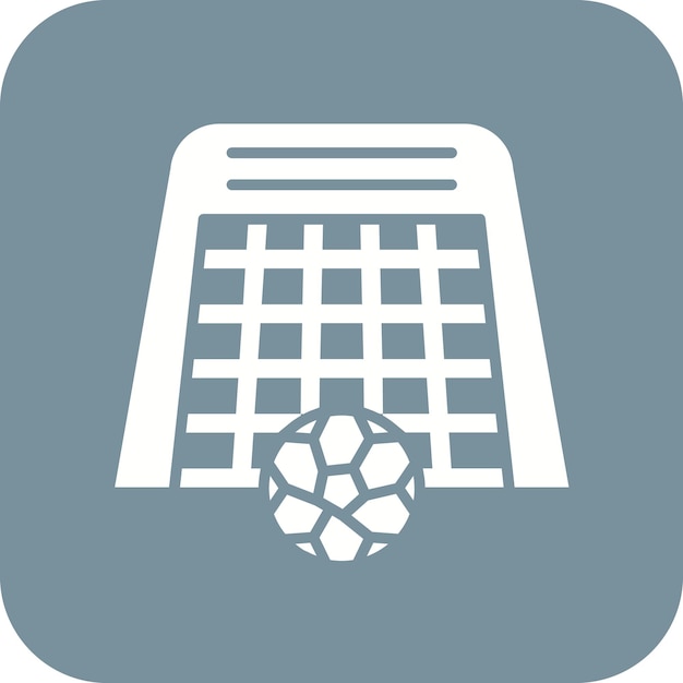 Football Goal vector icon Can be used for Sports iconset