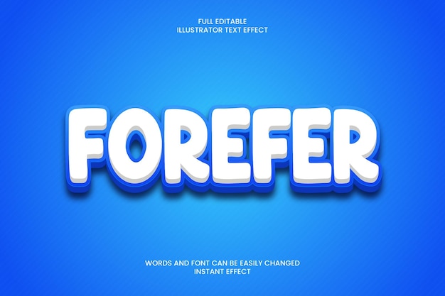 Forever Text Effect