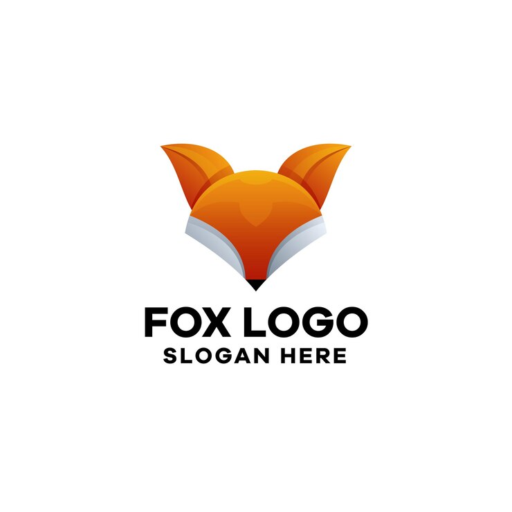 Fox Gradient Logo Template