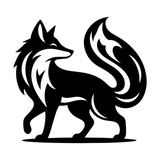 fox vector silhouette