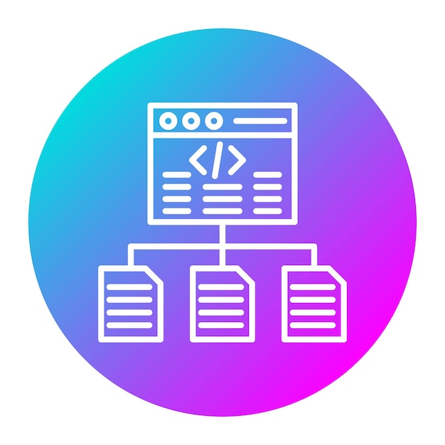 Framework vector icon Can be used for No Code iconset