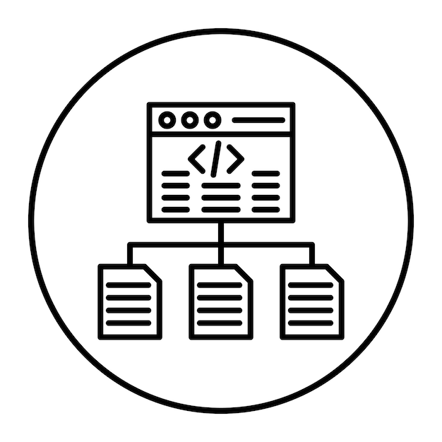 framework vector icon can be used for no code iconset