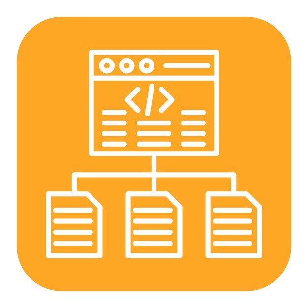 Framework vector icon Can be used for No Code iconset
