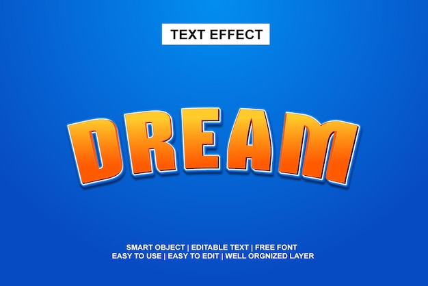 Free vector Dream text effect