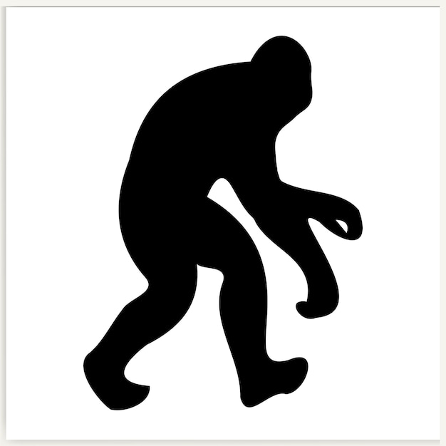 Free vector gorilla silhouettes